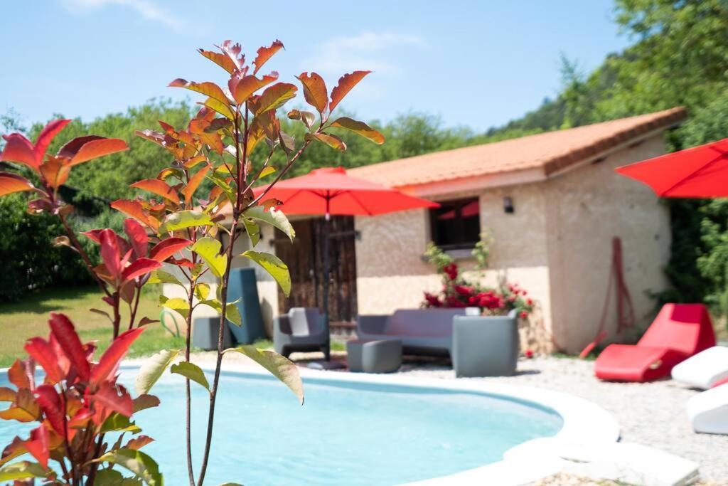 Combe Jolie Clim, Piscine & Jacuzzi Villa Saint-Vincent-de-Cosse Eksteriør billede